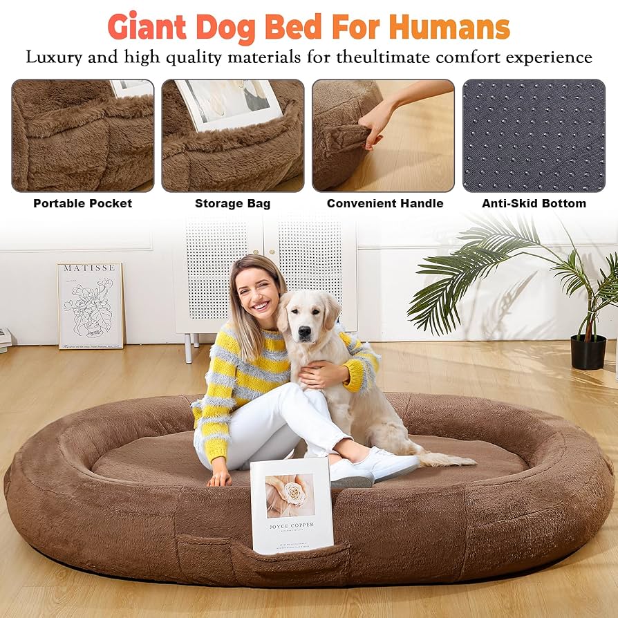 Purelax™ Human Dog Bed – Share the Comfort With Your Best Friend