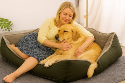 LuxeBond™ Oversized Pet Bed — For You & Your Dog